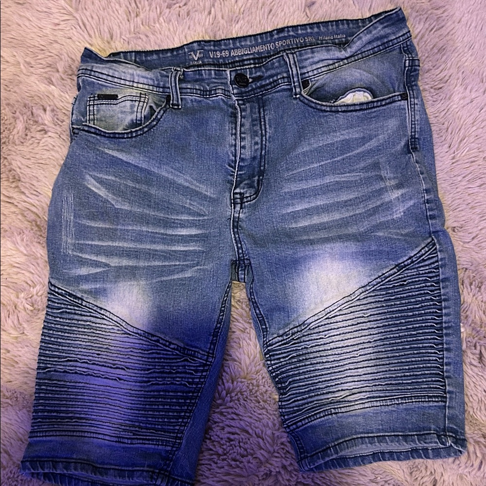 Stylish VF Blue Jean Shorts for Men